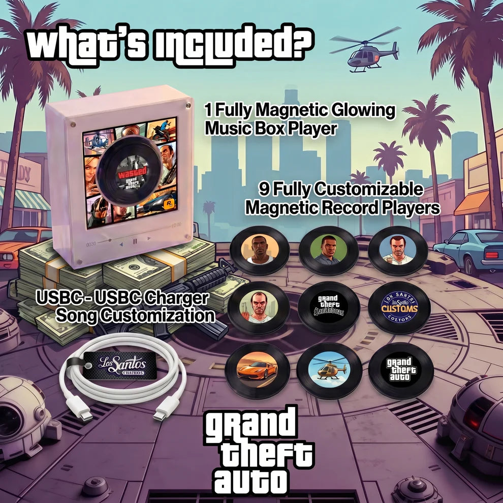 Vinyltra™ GTA- Music Disk Player