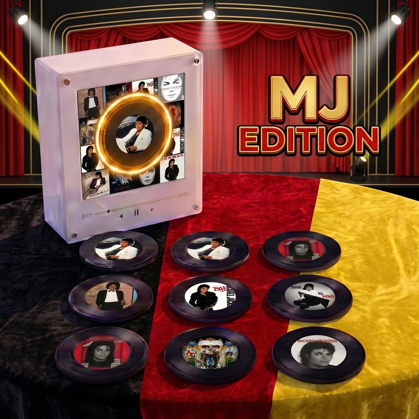 Vinyltra™ JACKSON- Music Disk Player